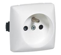 Prise de Courant avec Terre LEGRAND pour Moulure Appareillage Saillie Blanc