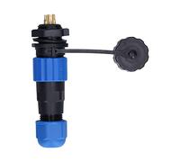 Prise de Courant Aviation 1 Broche 380V 25A IP68 écrou arrière M13 x 1mm Desig (6 Cores (250V 5A))