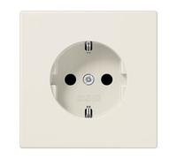 Prise de courant de sécurité Jung simple insert blanc LS1520N (LS1520N)