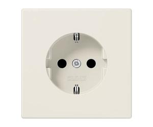 Prise de courant de sécurité Jung simple insert blanc LS1520N (LS1520N)