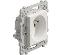 Hager Prise de courant Essensya WE100 2P+T 16 A SanVis sans vis Blanc