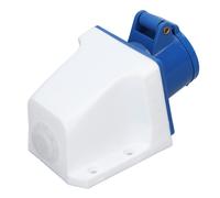 Prise de courant industrielle, bleue et blanche, tension 220-250 V, cylindre en cuivre massif, résistante à la corrosion, nombreuses applications