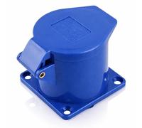 Prise de Courant Industrielle, Prise Femelle Industrielle et Prise Mâle Industrielle 32A, Fiche d'alimentation à 3 Broches 220-250V Monophasé IP44 pour Camping-Cars et Caravanes
