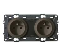 Legrand Prise de courant double 067124 précâblée Standard 2P+T