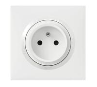 Legrand Prise de courant Dooxie One Easyréno 2P+T 16 A faible profondeur Blanc avec griffes