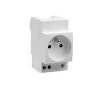 Prise de courant modulaire - Moeller Eaton - 00266876 - Blanc - Prêt à poser - 2P+T