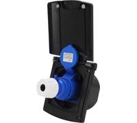 Prise de courant pour camping-car, 3 pôles, prise externe étanche, montage encastré, 220 V-250 V, 16 A