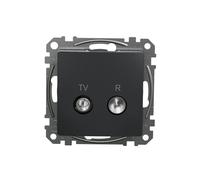 Prise de courant R/TV (4dB) siège design i Elements SDD114471R
