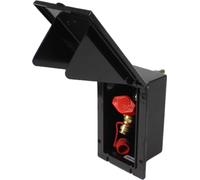 Prise de gaz Prise extérieure Clapet d'alimentation Camping-car Caravane noir rectangulaire