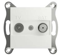Schneider Electric Prise de passage TV-SAT Asfora blanc (RAL 9003) EPH3470321D 1 pc(s)