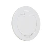 Prise de sol encastrable 2P+T ronde IP55 16A blanc