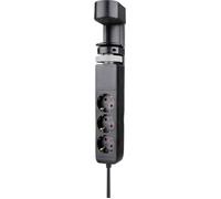 Neomounts - Coupe-circuit - USB-C + USB-A - CA 230 V - 3680 watt - entrée : Type F - connecteurs de sortie : 3 (2 x 24 broches USB-C (PD), USB, 3 x