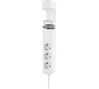 Neomounts - Coupe-circuit - USB-C + USB-A - CA 230 V - 3680 watt - entrée : Type F - connecteurs de sortie : 3 (2 x 24 broches USB-C (PD), USB, 3 x