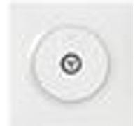 Legrand 600751 Prise TV étoile blindée dooxie one livrée avec plaque carrée blanche et griffes