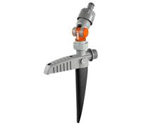 Prise d'eau avec nez de robinet articulé de Gardena : point de prélèvement d'eau hors sol pour la tuyauterie ou le système de gicleurs, fixation variable, aquastop, filetage mâle 3/4 Pouce (8254-20)