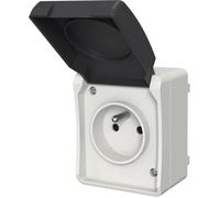 Prise double étanche - Aquatop - Ref. 9673 - IP54 - Prêt à poser - Monophasé