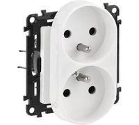 Prise double - Legrand - 753190 - 16A - Blanc - Valena Life