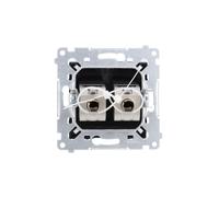 Prise double ordinateur RJ45 catégorie Simon 54 D62E.01/49