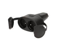 Prise double - ORNO - 2P+T - Étanche IP44 - Caoutchouc - 16A
