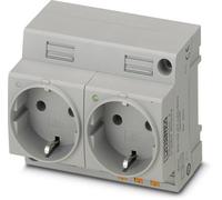 Prise double Phoenix Contact EO-CF/PT/LED/DUO 804049 1 pc(s)