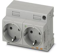 Prise double Phoenix Contact EO-CF/PT/LED/DUO 804049 1 pc(s)