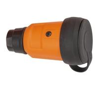 Prise électrique avec clapet - 16 A - 2P+T - orange BRENNENSTUHL