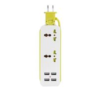 Prise électrique d'extension, Ports de charge portables, prise d'alimentation USB pour voyage et ménage, petite taille