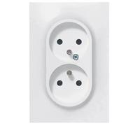 Prise électrique - LEGRAND - Neptune - 2P+T - Asymétrique - Intérieur
