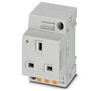 Prise électrique Phoenix Contact EO-G/PT/SH/LED gris (L x l x H) 60 x 45 x 75 mm