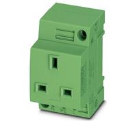 Prise électrique Phoenix Contact EO-G/UT/SH/GN vert (L x l x H) 60 x 45 x 75 mm