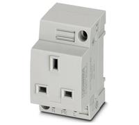 Prise électrique Phoenix Contact EO-G/UT/SH/LED gris (L x l x H) 60 x 45 x 75 mm