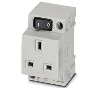 Prise électrique Phoenix Contact EO-G/UT/SH/S gris (L x l x H) 60 x 45 x 75 mm