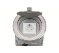 Prise encastrable au sol LEDmaxx, 2000 W, 230 V, 14,6 x 12 cm