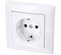 Prise encastrable, borne enfichable, tout-en-un, série G1 blanc pur