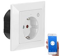 Luminea Home Control Prise encastrable connectée compatible Siri, Amazon Alexa et Google Assistant