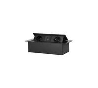 Prise encastrable plan 2x 230V 2P+T + chargeur OR-GM-9034/B