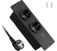 Prise Encastrable Plan de Travail USB C PD20W, Bloc Prise Encastrable Prise Plan de Travail Cuisine, Multiprise Encastrable de