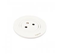 Prise encastrée 1PC 2P+T - blanc - INCARA™ Disq 60 LEGRAND