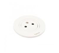 Prise encastrée 1PC 2P+T - blanc - INCARA? Disq 60 LEGRAND