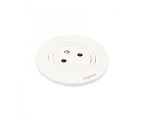 Prise encastrée 1PC 2P+T - blanc - INCARA? Disq 60 LEGRAND