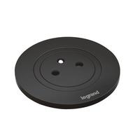 Prise encastrée 1PC 2P+T - noir - INCARA? Disq 60 LEGRAND
