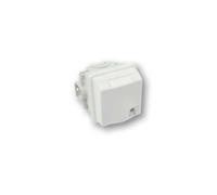 Prise encastrée 32A 5P 400V blanche IP44 DESIGN 895-6V