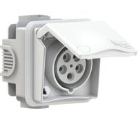 Prise encastrée CEE 16 A 5 pôles PCE 885-6V 885-6v 400 V blanc 1 pc(s)