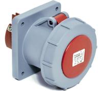 Prise encastrée CEE droite 5P 63A 400V IP67