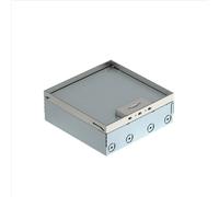 Prise encastrée OBO, double prise VDE, acier inoxydable A2, 1.4301, 1 pièce