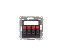 Prise enceinte quadruple Simon 54 DGL34.01/46