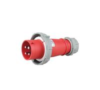 Prise et fiche industrielles extérieures étanches à la poussière l'eau 3 conducteurs 4 5 16 A/32 A IP67