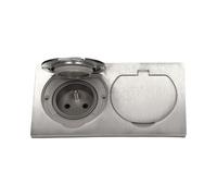 Prise étanche à l'air double encastrée avec/u IP55 OR-AE-1398
