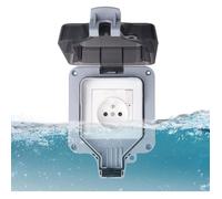 Prise étanche murale - AIMOONSA - B - IP66 - USB - Couvercle verrouillable