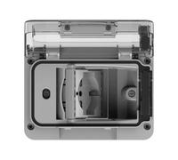 Prise étanche Wide IP55 - Gris
